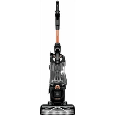 Bissell SurfaceSense Allergen Lift-Off Pet Upright Vacuum, with Tangle-Free Multi-Surface Brush Roll, LED Headlights, & Lift-Off Technology, Black & Copper, 3415