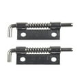thumbnail image 2 of Bgsha Spring Loaded Latch Pin Stainless Steel 304 Heavy Duty Spring Loaded Latch Pin Security Bolt Latch Tone Door Cabinet Hinges for Chests Cabinets Utility Trailer Gate 2 Pcs, 2 of 9