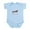 Sky Blue, variant on CafePress - Born To Trot Infant Bodysuit - Baby Light Bodysuit, Size Newborn - 24 Months
