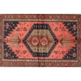 thumbnail image 1 of Ahgly Company Machine Washable Indoor Rectangle Traditional Rust Pink Area Rugs, 3' x 5', 1 of 7