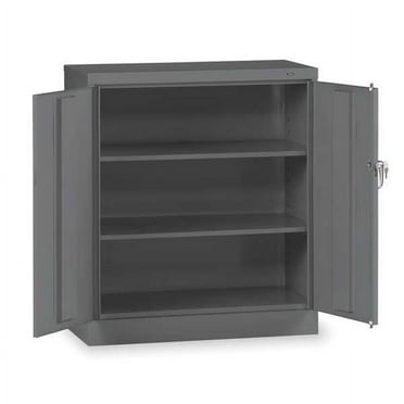 Tennsco Storage Cabinet,42"x36"x18",MdGry,2Shlv 4218MGY