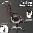 Furmax High Back Office Adjustable Ergonomic Desk Padded Armrests