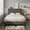 Gray, variant on EnHomee Queen Bed Frame with Adjustable Headboard Upholstered Platform Bed Frame with LED Lights & Charge Station ,Gray