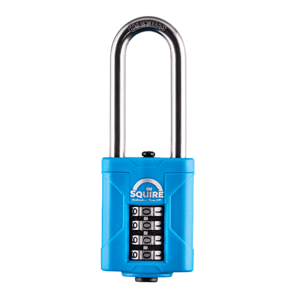 Marine Long Shackle Combination Padlock | 4-Wheel | CP40S/2.5