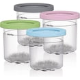 thumbnail image 1 of Ice Cream Pints Containers, Replacement For Ninja Creami Pints And Lids, Compatible With Nc300, Nc301,cn305a, Nc299am Series-week, 1 of 4