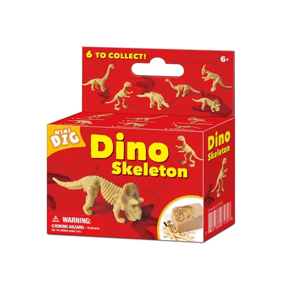 Piano Potato Dinosaur 1 Pcs Skeleton Dig Kit , STEM Archaeology Excavation Toy for Kids Ages 6-12, DIY Fossil Assembly Science Set, Gift for Boys & Girls