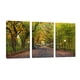 thumbnail image 1 of Cuadro Decorativo Tríptico Vertical Otoño Central Park Canvas Revolution  Set De 3 Cuadros 25x38 cm, 1 of 5
