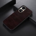 thumbnail image 2 of Crazy Horse Texture Case For Huawei P50,Genuine Cowhide Leather Coated Tpu Pc Phone Shell, 2 of 3