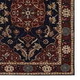 thumbnail image 3 of Rugsotic Carpets Hand Tufted Wool Eco-Friendly Area Rugs - 4'x6', Rectangle, Blue Red, Modern Contemporary Design, High Pile Handmade Anti Skid Rugs for Living Room, Bed Room (K00642), 3 of 5