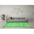 thumbnail image 3 of Ahgly Company Indoor Square Persian Emerald Green Traditional Area Rugs, 4' Square, 3 of 4