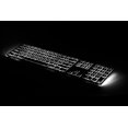 thumbnail image 2 of Matias Unisex Silver/White Backlit Wireless Aluminum Keyboard - Silver Typewriter, 2 of 2