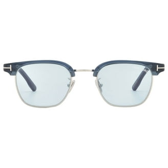 トム Designer Tom Ford FT 0827 Jake 14V Shiny Light Ruthenium/Blue