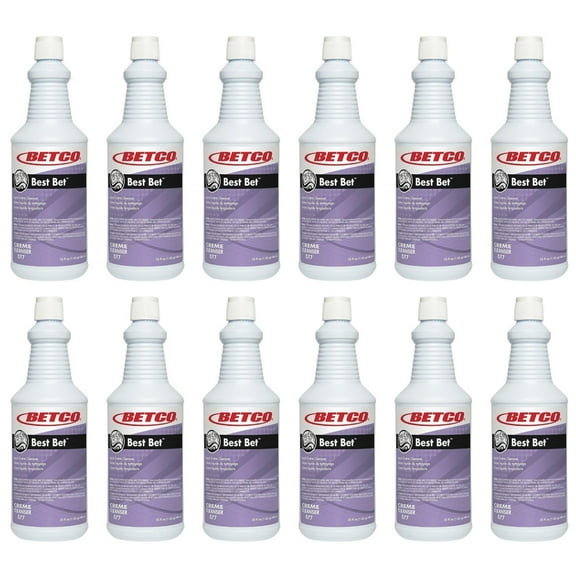 Betco Best Bet Creme Cleanser Fresh Mint Scent 32 Oz 771200 Pack of 12