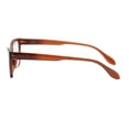 thumbnail image 4 of M+ Womens Spring Hinge Plastic Reading Glasses Crybn 1.50 Maya in Crystal Brown with Pouch, 4 of 10