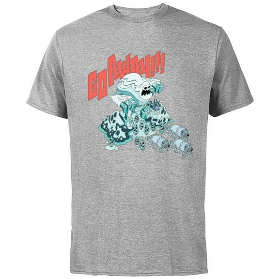 Disney Frozen Marshmallow Go Away! - Short Sleeve Cotton T-Shirt for Adults - Customized-Athletic Heather