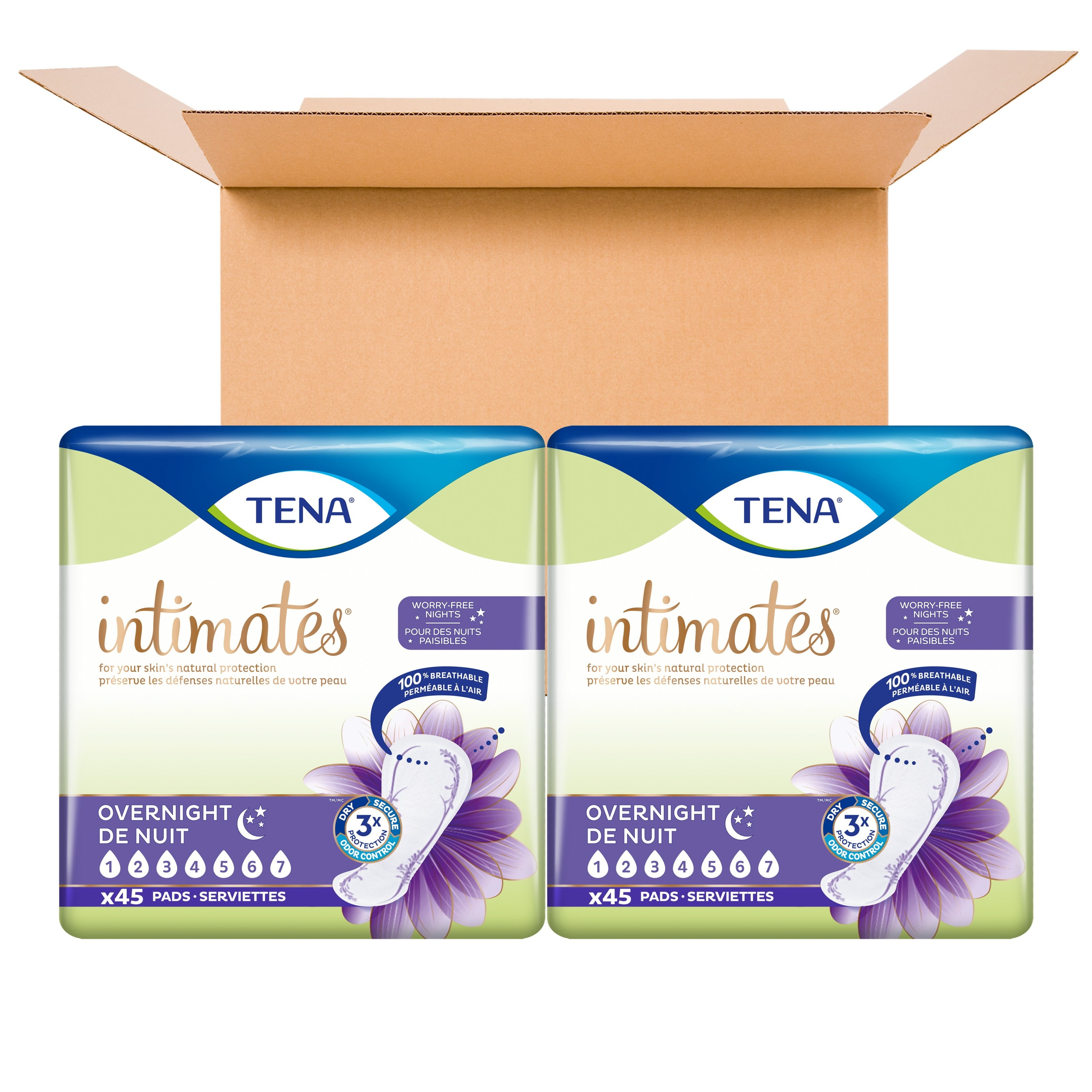 Tena Intimates Overnight Absorbency Incontinence/Bladder Control Pad