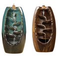thumbnail image 1 of Backward Incense Burner Stone Glazed Pottery Living Room Decorations Aromatherapy Diffusers Ornament Home, 1 of 5