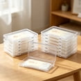 thumbnail image 4 of Clear Flat Breast Milk Freezer Storage Organizer, Space Saving Breastmilk Freezer Tray for Breastfeeding, Bag Organization, Reusable Breastmilk Storage Containers, 7.28 x 4.92 x 0.55 in,Clear, 4 of 7