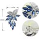 thumbnail image 5 of Broche grande de flor de cristal, alfileres y broches de uva, joyería de boda, ramillete, accesorios de abrigo y vestido, 5 of 5