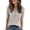 110#Camel, variant on Women Summer Knit Shirt Blouse V Neck Short Sleeve Pullover Sweater Tops Camel 2XL