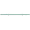 thumbnail image 2 of vidaXL Floating Shelves 2 pcs Glass 80x20 cm 8 mm, 2 of 4