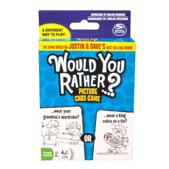 Spin Master Games - Would You Rather…? - Picture Card Game