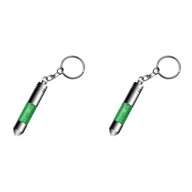Llavero Antiestático Varilla Descarga Estática Portátil para El Cuerpo Humano () Verde