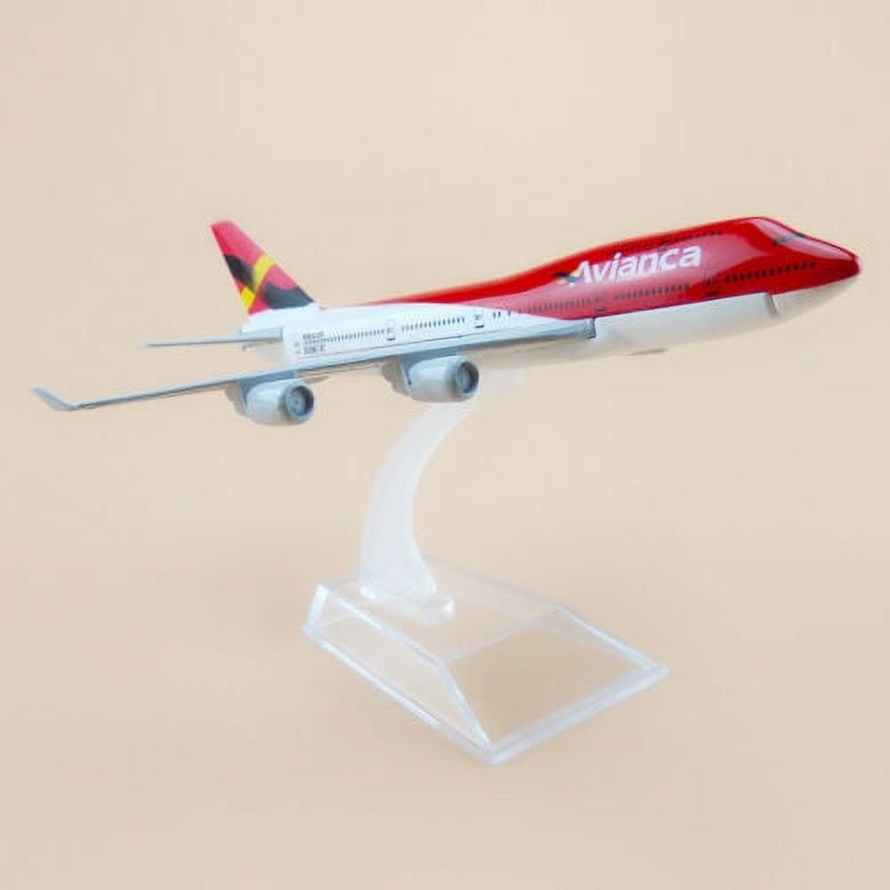 16cm Air AVIANCA Boeing B747-400 Airlines Airplane Model Plane Diecast Aircraft