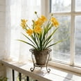 thumbnail image 4 of 3PC Artificial Narcissus Flowers, Lifelike Silk Daffodil Bouquet, Vibrant Table Centerpiece Arrangement, Plastic Stems, Home Office Decor, 14.6Inch, 4 of 6