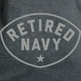 thumbnail image 3 of CafePress - Retired Navy Women's Dark T Shirt - Women's Traditional Fit Dark T-Shirt, 3 of 4