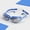 Electroplated Blue, variant on Nearsighted Anti-Fog Swim Goggles, UV Protection Mirrored Water Sport Goggles with Built-in Earplugs