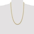 thumbnail image 4 of Auriga Fine Jewelry 10K Yellow Gold 4 mm Diamond-cut Rope Chain Necklace for Men 26", 4 of 8
