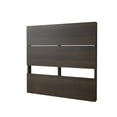thumbnail image 3 of Nexera Opaci-T Platform Bed with Plank Headboard, Black & Ebony, 3 of 5