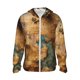 thumbnail image 1 of Balery Antique Map Adventure Scene Sudadera ligera de manga larga con capucha y protección solar UPF 50+ para hombre y mujer, ideal para pesca y running-Medium, 1 of 7
