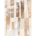 thumbnail image 2 of Vess, June Erica 15x18 White Modern Wood Framed Museum Art Print Titled - Vertical Strata II, 2 of 4