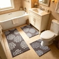 thumbnail image 6 of Dmlowu 3 Piece Bathroom Rugs Set, Thick Plush Bath Mat Non-Slip, Soft Absorbent Washable Rugs for Bathroom Laundry Room Floor, 15.7" x 31.4", 6 of 6