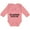 Mauve, variant on Inktastic Grammie Loves Me Girl Flamingo Girls Long Sleeve Baby Bodysuit
