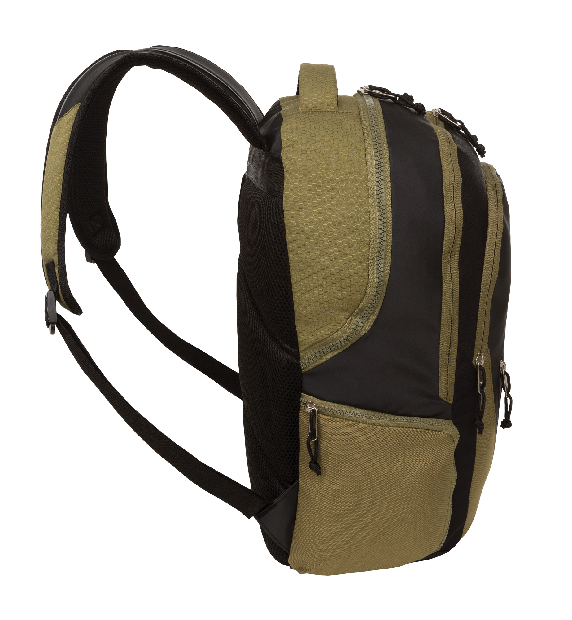 SwissTech Basel 39.2 Ltr School Backpack Laptop Sleeve, Olive Green, Unisex, Adult, Teen, Polyester - image 3 of 11