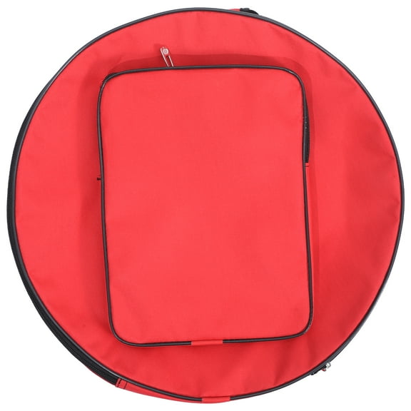 Padded Portable Snare Drum Case Oxford Cloth Bag 13/14" Red