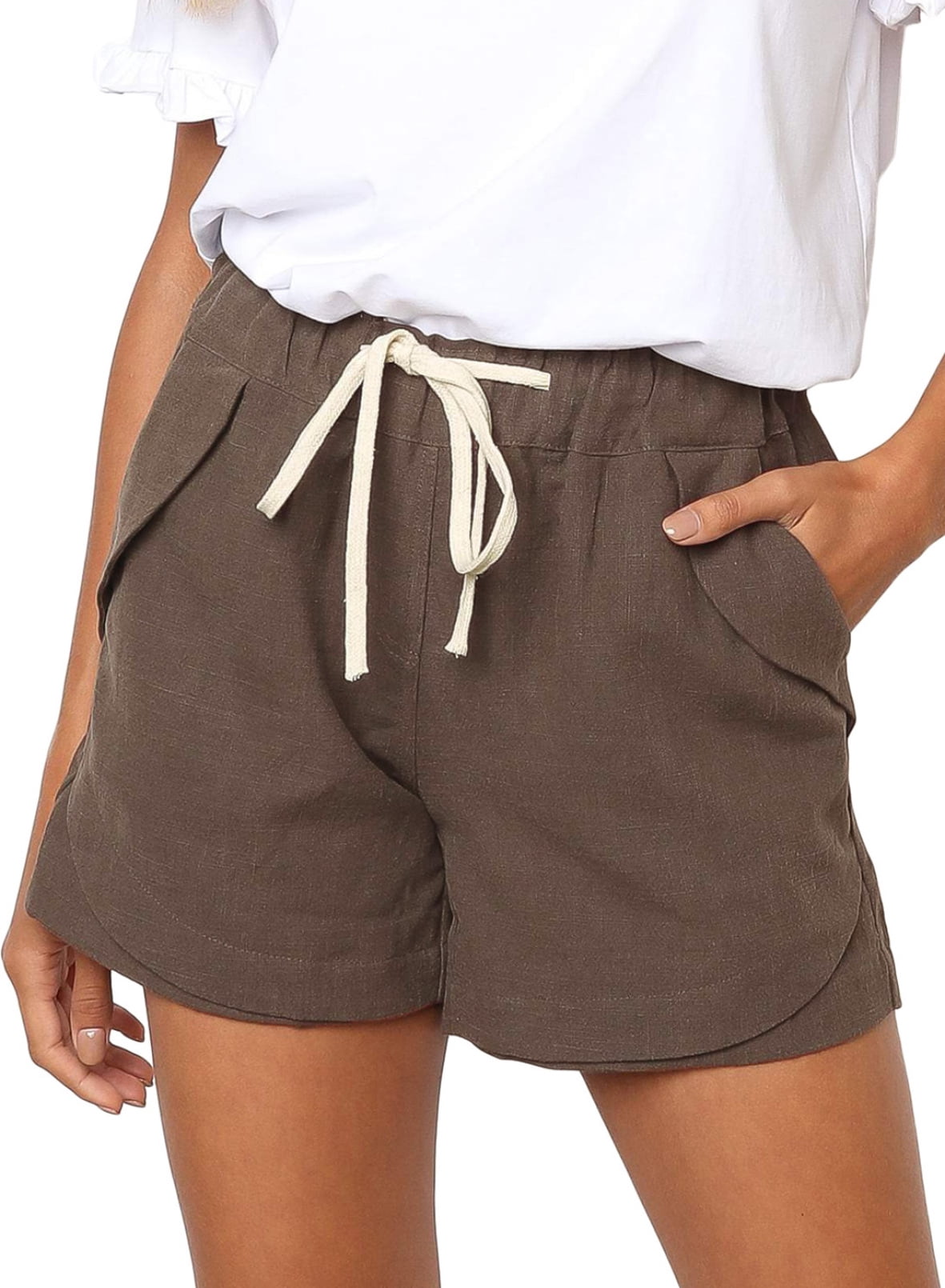 Rosfancy Women's Casual Drawstring 