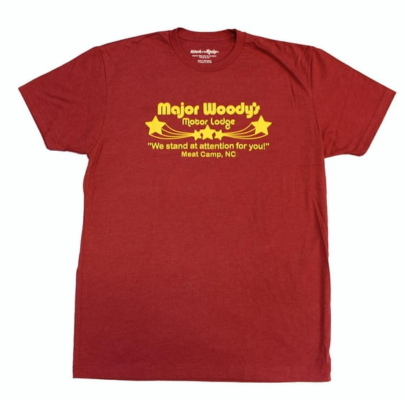 Kitsch sur les Rochers T-Shirt Homme Bourgogne Majeur de Woody - X-Large