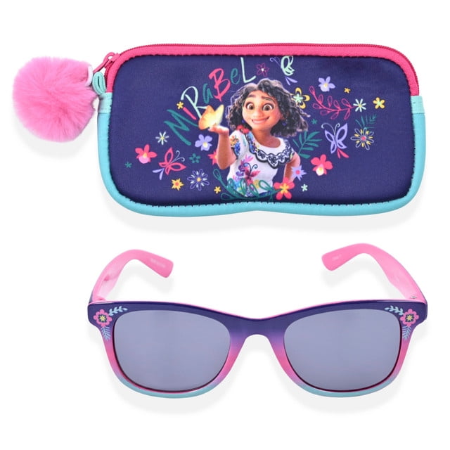 Disney Encanto Girl's Sunglasses with Zippered Pouch