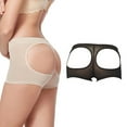 thumbnail image 1 of Bragas de levantamiento de glúteos, ligeras, reutilizables, transpirables, absorción de humedad, moldeador de cuerpo para mujeres, albaricoque negro L, 1 of 1