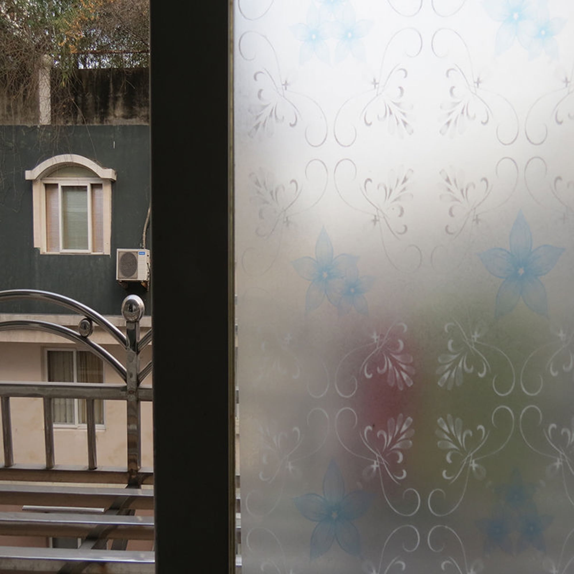 Privacy Window Film - Frosted Sticker With Various patterns Removable ...