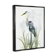 thumbnail image 4 of Stupell Industries Shore Bird Looking Left Animals & Insects Painting Black Floater Framed Canvas Art Print Wall Art, 25 x 31, 4 of 10