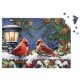 thumbnail image 1 of Rompecabezas de 1000 piezas de los Cardenales con resplandor invernal de Briarwood Lane, 1 of 5