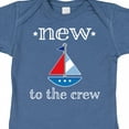 thumbnail image 4 of Inktastic Baby Boy New to the Crew Sailboat Boys or Girls Baby Bodysuit, 4 of 5