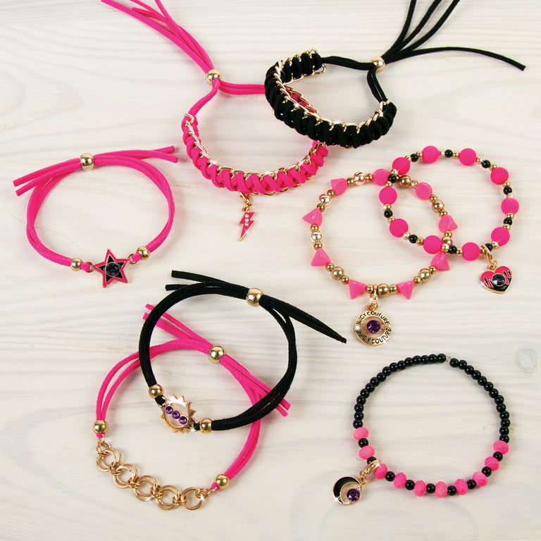 Make It Real - Juicy Couture Perfectly Pink Bracelet Making Kit - Kids  Jewelry Making Kit - DIY Charm Bracelet Making Kit for Girls - Friendship