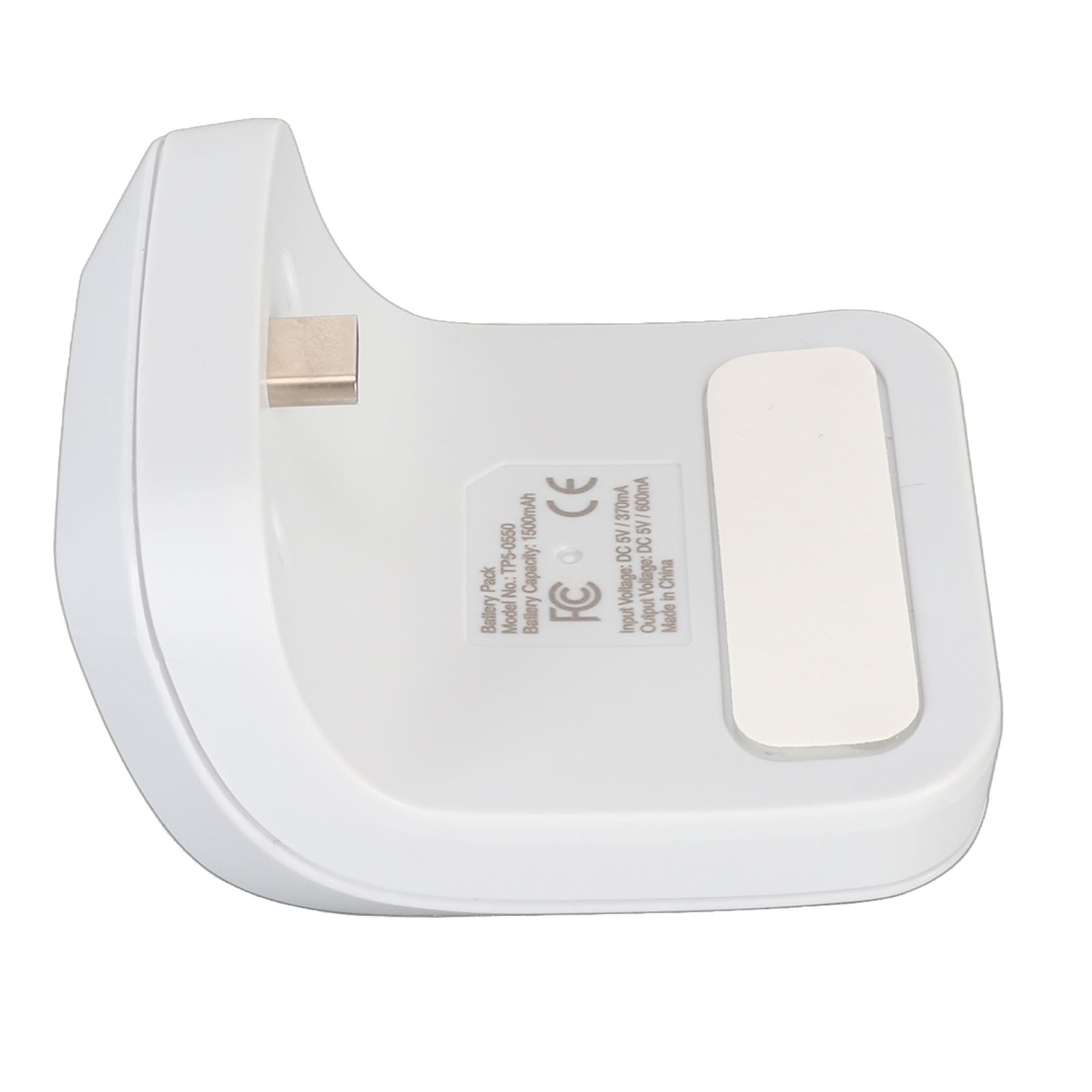 M Buder Rechargeable Controller Battery Pack 1500mAh Fast Charging LED Indicator USB Type C Battery for PlayStation 5 DualSense White