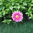 thumbnail image 4 of Estaca floral para jardín, adorno de hierro, inserto de girasol, decoración para jardín, patio y jardín, accesorio de jardinería para exteriores, ideal para cualquier inserción de hierro., 4 of 6